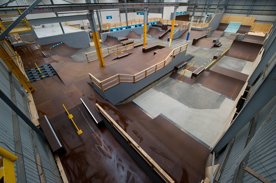 Transformation: Shed Skatepark into a high-performance facility